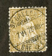 3696   Swiss 1867   Mi.#29 (o)  Scott #52  Cat. 2.€ -Offers Welcome!- - Used Stamps