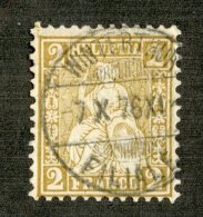 3698   Swiss 1867   Mi.#29 (o)  Scott #52  Cat. 2.€ -Offers Welcome!- - Gebraucht