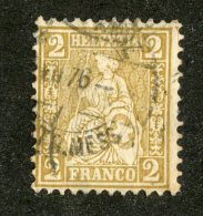 3702   Swiss 1867   Mi.#29 (o)  Scott #52  Cat. 2.€ -Offers Welcome!- - Gebruikt