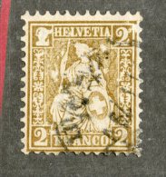 3707   Swiss 1867   Mi.#29 (o)  Scott #52  Cat. 2.€ -Offers Welcome!- - Oblitérés