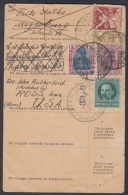 1917-H-114 CUBA. 1917. 1c. TARJETA ALREDEDOR DEL MUNDO. CENTRAL LEQUELTO. ESPERANTO. GERMANY. CHECOSLOVAQUIA. RARE. - Briefe U. Dokumente