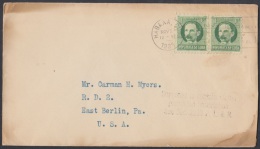 1917-H-126 CUBA. REPUBLICA. 1917. PATRIOTAS. 1c 1938. SOBRE MARCA: SUPPOSEN TO CONTAIN MATTER PROHIBITED IMPORTATION. - Lettres & Documents