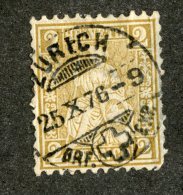 3710   Swiss 1867   Mi.#29 (o)  Scott #52  Cat. 2.€ -Offers Welcome!- - Oblitérés