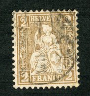 3712   Swiss 1867   Mi.#29 (o)  Scott #52  Cat. 2.€ -Offers Welcome!- - Used Stamps