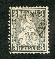 3715   Swiss 1862/81   Mi.#21 (o)  Scott #42  Cat. 130.€ -Offers Welcome!- - Used Stamps