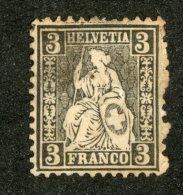 3721   Swiss 1862/81   Mi.#21 (*)  Scott #42  Cat. 13.€ -Offers Welcome!- - Unused Stamps