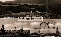 CPSM Dentelée PF  -  Allemagne  -   FELDBERG   Multivues - Feldberg