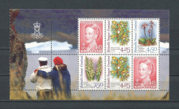 GROENLAND 1995 1 Bloc Du Carnet  N° C262a ** Neuf  = MNH Superbe  Reine Margrethe II Flore Fleurs Flowers - Ongebruikt