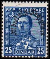 1928. ACHMED ZOGU. Mbretnia Shqiptare. 25 Q.   (Michel: 193) - JF126548 - Albanie