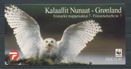 GROENLAND 1999 Carnet  N° C310a Complet Neuf ** MNH Superbe  Cote 27,50 € Oiseaux Birds Faune Harfang - Postzegelboekjes