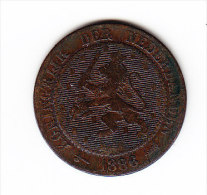 PAYS BAS KM 108 2.5 Cts 1886. (5AP16) - 1849-1890 : Willem III
