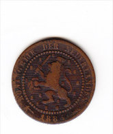 PAYS BAS KM 107 1 Ct 1884. (5AP17) - 1849-1890 : Willem III