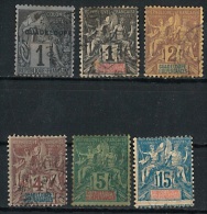 GUADELOUPE  YT 14 27 28 29 30 32  TB COTE 8.20 € - Used Stamps