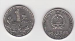 CINA  1 YUAN ANNO 1999 - Chine