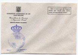 Carta Con Matasello Comunidad Autonoma   (Baleares) - Portofreiheit