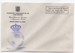 Carta Con Matasello Comunidad Autonoma   (Baleares) - Franquicia Postal