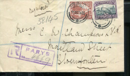 SOUTH AFRICA 1933 MIXED FRANKING COVER PARYS TO BLOEMFONTEIN - Lettres & Documents