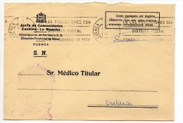 Carta Con Matasello Cuenca - Franquicia Postal