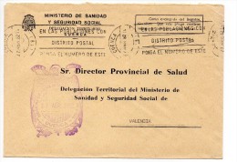 Carta Con Matasello Delegacion Territorial  Cuenca - Franchigia Postale