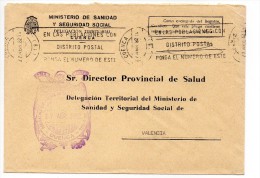 Carta Con Matasello Delegacion Territorial  Cuenca - Postage Free