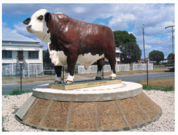 (322) Australia - QLD - Rockhampton Bradford Cow Statue - Rockhampton