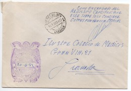 Carta Con Matasello Arenas Del Rey (granada) - Postage Free