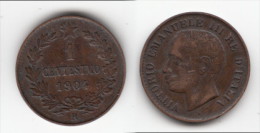 **** ITALIE - ITALIA - 1 CENTESIMO 1904 R VITTORIO EMANUELE III **** EN ACHAT IMMEDIAT !!! - 1900-1946 : Victor Emmanuel III & Umberto II