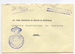 Carta Con Matasello Conselleria De Sanidad Y S.s De Andalucia (Jaen) - Vrijstelling Van Portkosten