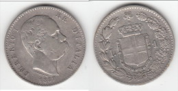 **** ITALIE - ITALIA - 1 LIRA 1887 M UMBERTO I - ARGENT - SILVER **** EN ACHAT IMMEDIAT !!! - 1878-1900 : Umberto I.