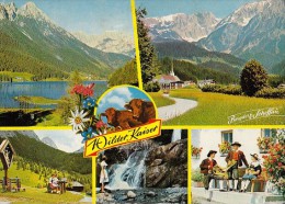 R58050- SCHEFFAU- MOUNTAIN VILLAGE, LAKE, WATERFALL, COSTUMES - Kufstein