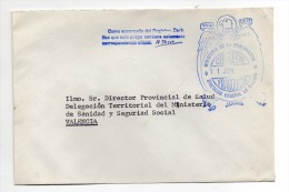 Carta Con Matasello  Ministerio De Gobernacion - Franchigia Postale
