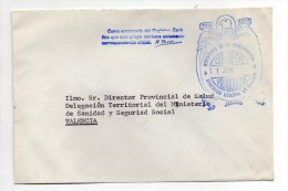 Carta Con Matasello  Ministerio De Gobernacion - Franquicia Postal