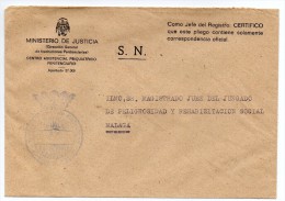 Carta Con Matasello  Instituciones Penitenciarias. - Franquicia Postal