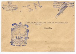 Carta Con Matasello  Hospital De  Penitenciarias. - Franquicia Postal