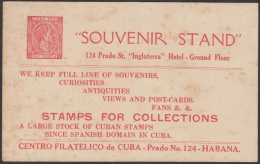 1930-H-9 CUBA. REPUBLICA. CIRCA 1930. TARJETA COMERCUAL CENTRO FILATELICO DE CUBA. - Covers & Documents