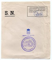 Papel Con Matasello De Santiago De Compostela. - Postage Free