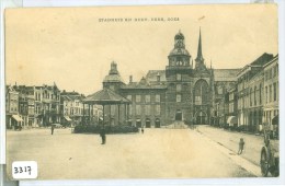 Delcampe - GOES * ZEELAND * STADHUIS En HERV. KERK * ANSICHTKAART * CPA * GELOPEN In 1927 Naar HEERLEN  (3317) - Goes