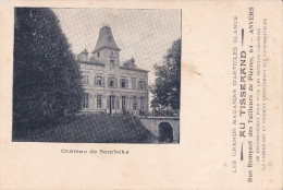 SOMBEKE : Château - Publicité "Au Tisserand" - Waasmunster