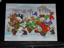 Anguilla - 1983 Disney Christmas Block MNH__(THB-1034) - Anguilla (1968-...)