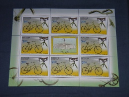 Russia Federation - 2008 Bicycles Kleinbogen (1) MNH__(THB-890) - Blocs & Hojas