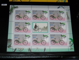 Russia Federation - 2008 Bicycles Kleinbogen (4) MNH__(THB-1824) - Blocs & Hojas