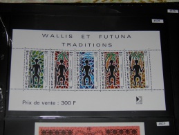 Wallis & Futuna - 1991 Tradition (V) Block MNH__(THB-4828) - Blocks & Kleinbögen