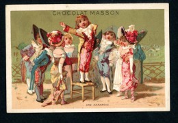 Chocolat Masson, Chromo Lith. Vallet Minot, Enfants, Discours Citoyen, Une Harangue - Autres & Non Classés