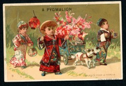 A Pygmalion, Chromo Lith. J. Minot, Enfants, Chinois/japonais, En Route Pour Le Marché - Otros & Sin Clasificación