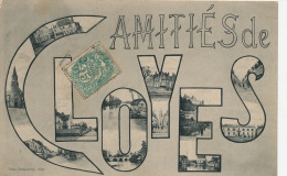 CLOYES - Jolie Carte Vues Multiples " Amitiés De Cloyes " - Cloyes-sur-le-Loir