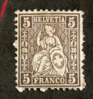 3748  Swiss 1881   Mi.#37 *  Scott #61  Cat. .60€ -Offers Welcome!- - Unused Stamps