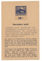 11382 - Seltener Amtl. Probedruck Der Tschechosl. Republik Mit Amtl. Stecherzeichen - Ensayos & Reimpresiones