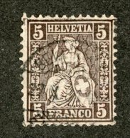 3774  Swiss 1881   Mi.#37 (o)  Scott #37  Cat. 13.€ -Offers Welcome!- - Used Stamps