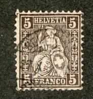 3774  Swiss 1881   Mi.#37 (o)  Scott #37  Cat. 13.€ -Offers Welcome!- - Oblitérés