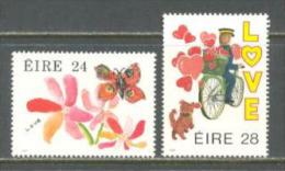 1987 IRELAND VALENTINE DAY MICHEL: 613-614 MNH ** - Unused Stamps